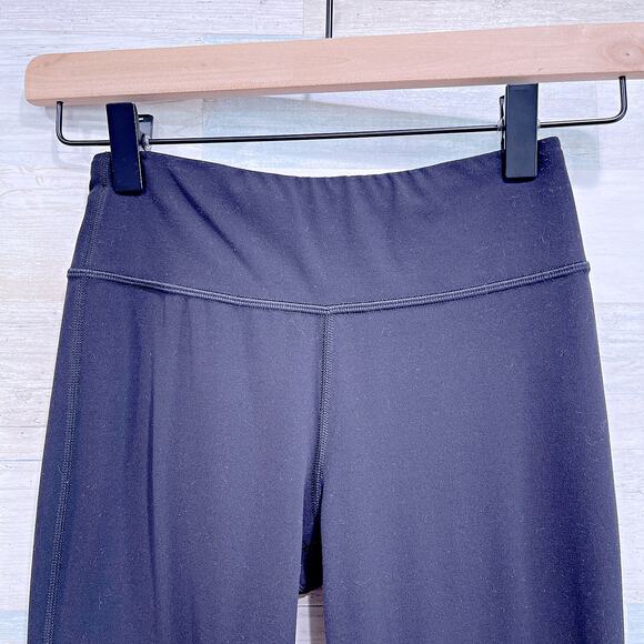 Athleta Girl High Rise Chit Chat Flare Pant Black Yoga Gym Girls Medium 8 10 - Picture 2 of 9